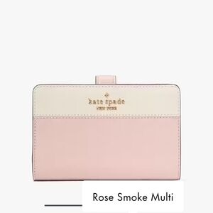Kate Spade Pink and Cream Wallet